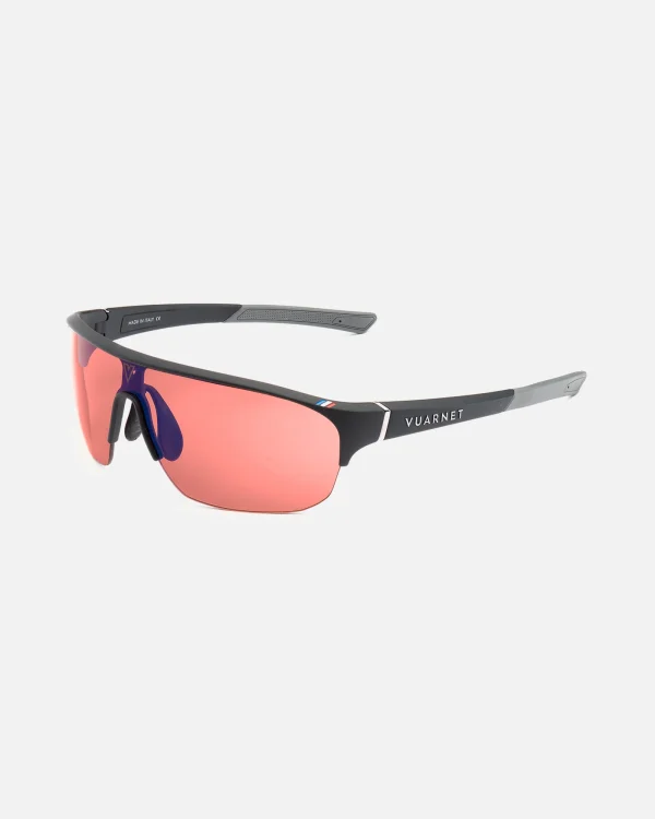 Vuarnet Plateau solbriller Matte Black - Pink