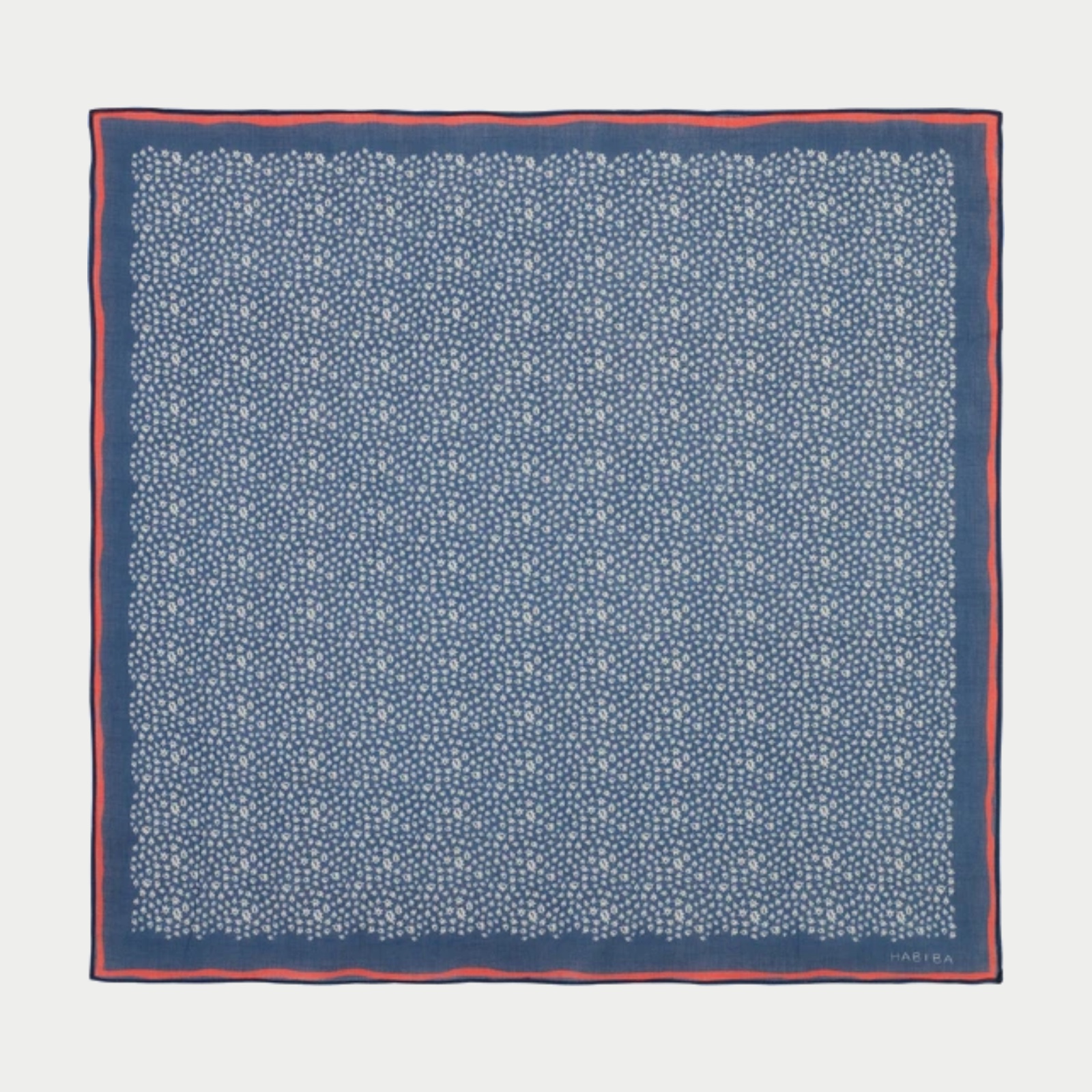 AUTUMN LEAF BANDANA - INDIGO - HABIBA