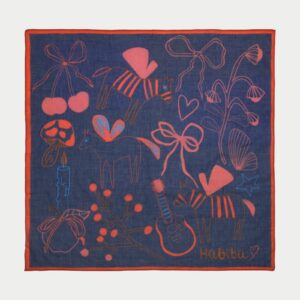 NOVA SCARF - INDIGO - HABIBA