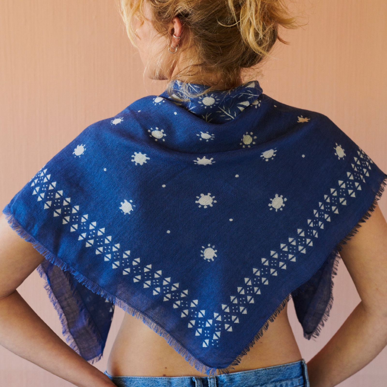 PALOMA SCARF - INDIGO - HABIBA - Bilde 3