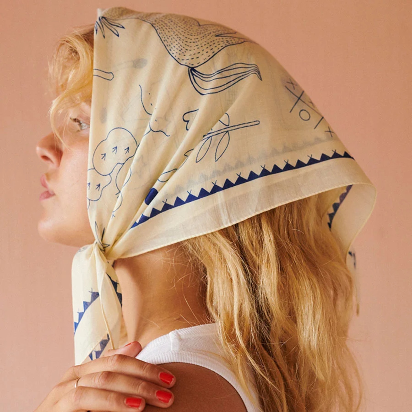 POLLY SOLO BANDANA - JAPAN BLUE - HABIBA - Bilde 3