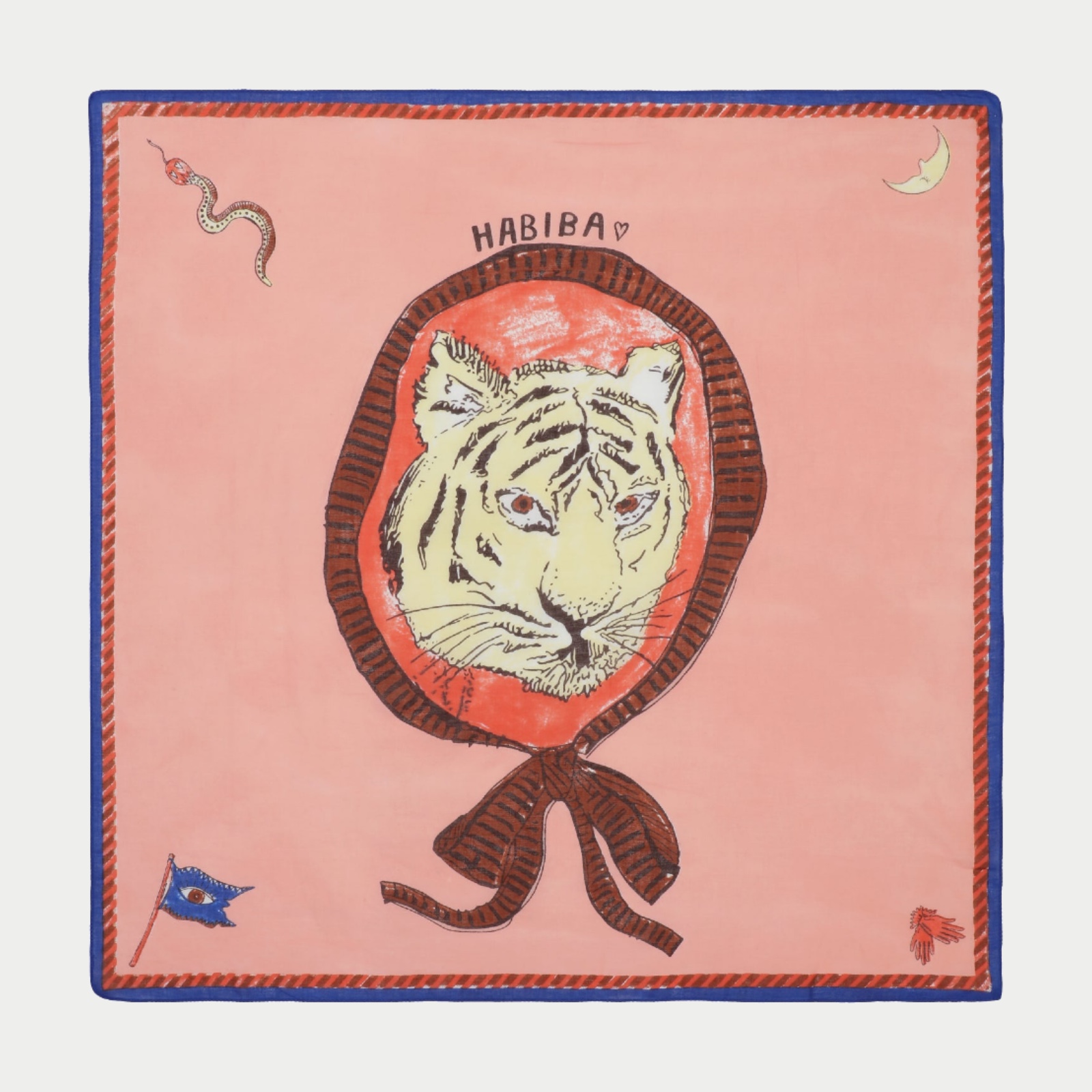 TIGER BANDANA - DUSTY - HABIBA