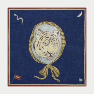 TIGER BANDANA - INDIGO - HABIBA